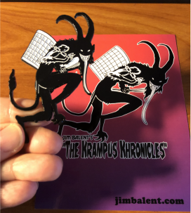 Exclusive Jumbo Enamel Krampus Pin